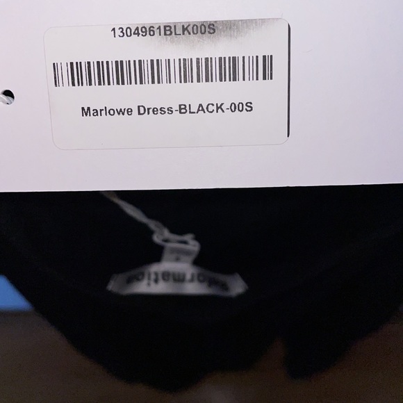 NWT Small REFORMATION Marlowe Dress in black. New/never worn with tags. - Picture 4 of 5